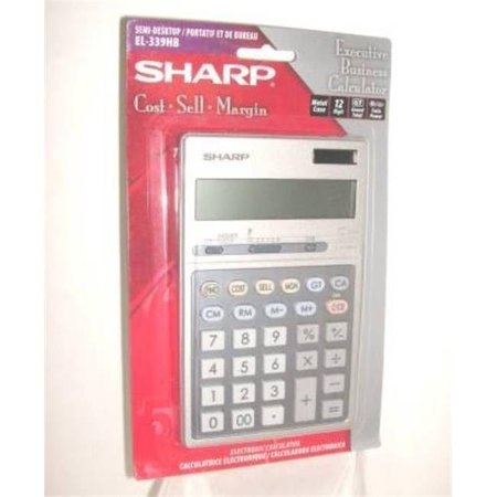 SHARP Sharp Sh339Hb Sharp El339Hb 12 Digit - Semi-Desktop Basic Calc SH339HB